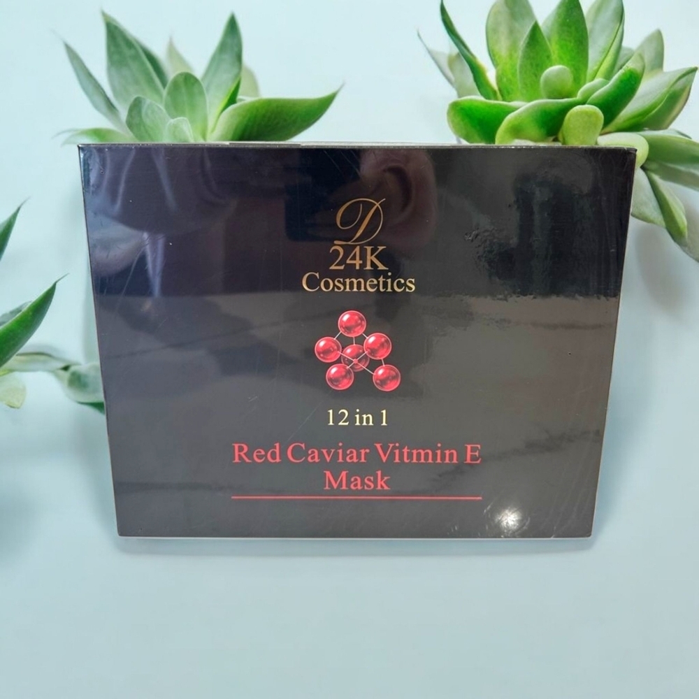 NIB-Red Caviar Vitamin E Gel Mask-D24K Cosmetics - Picture 5 of 6